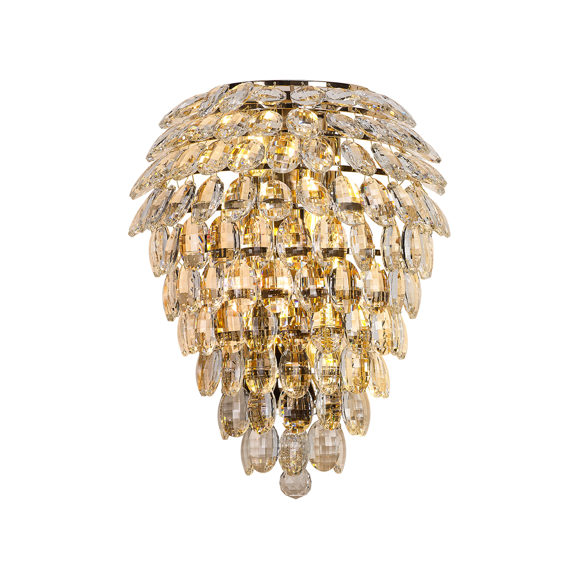 IL32913  Coniston IP Tall Wall Lamp 6 Light French Gold